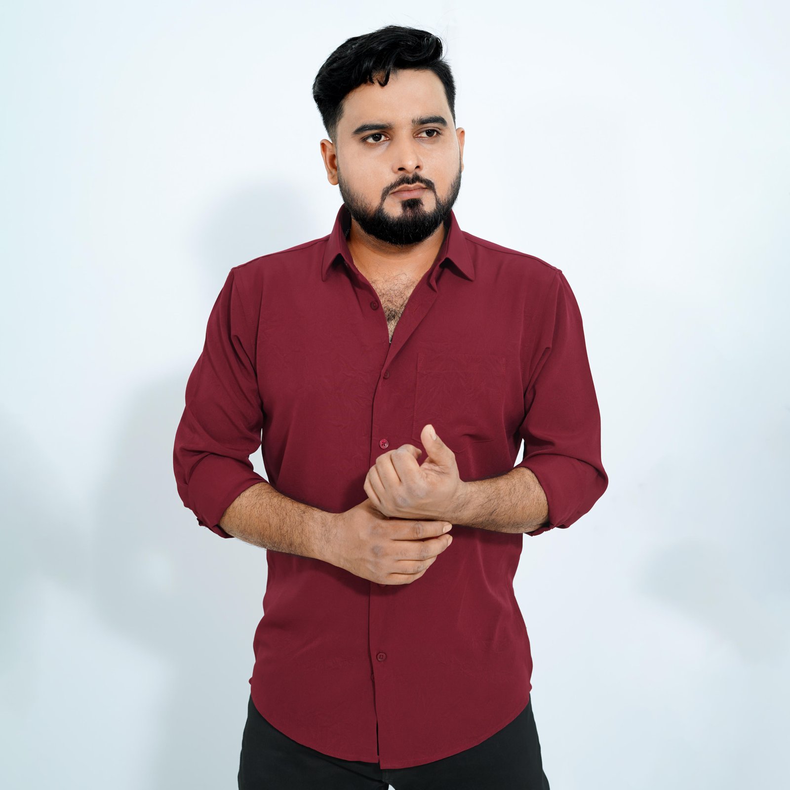 Ban Collar Shirt